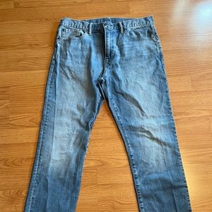 Men’s Straight Jeans with GapFlex 33x32